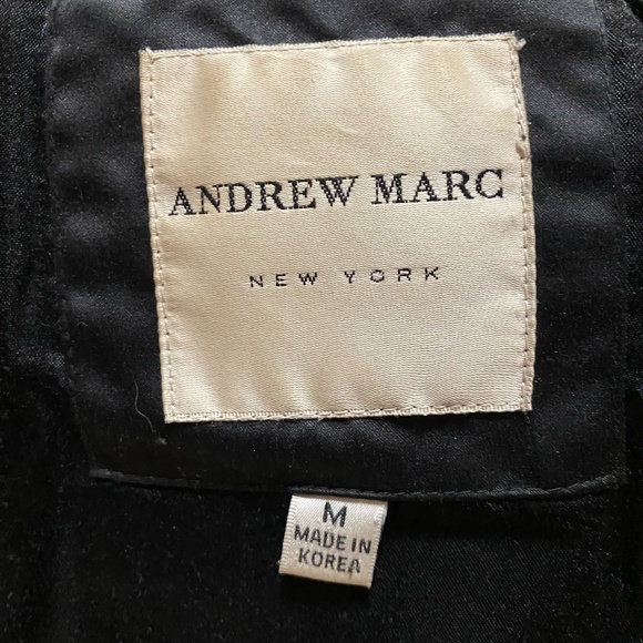 Andrew Marc New York Down Jacket Coat (Raccoon Fur Trimmed Hood) - Picture 3 of 7